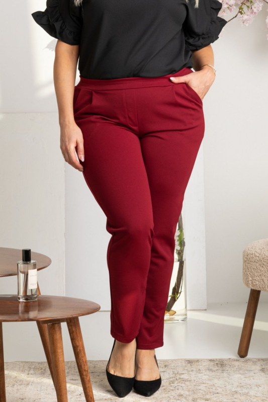 Plus velikost Kalhoty model 169230 Karko - Dámské oblečení kalhoty
