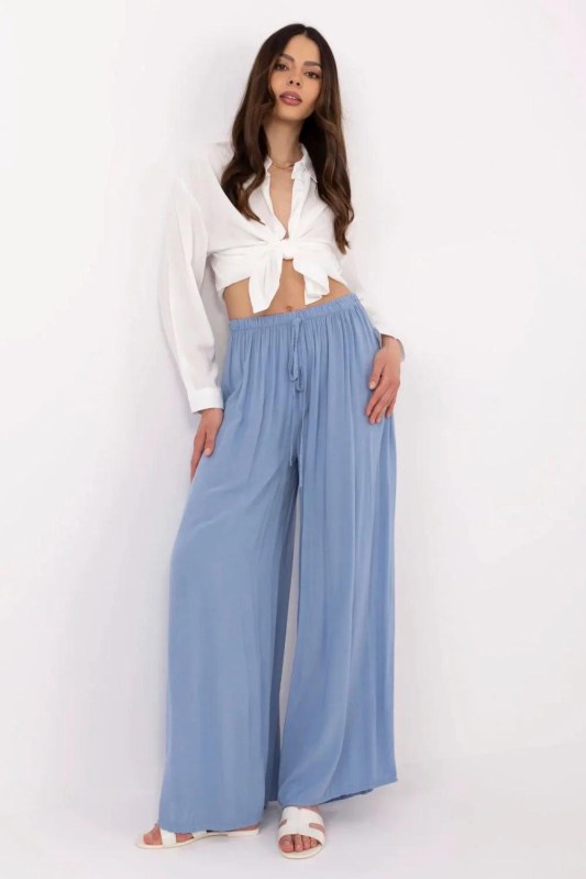 Dámské kalhoty s vysokým pasem model 212281 Italy Moda