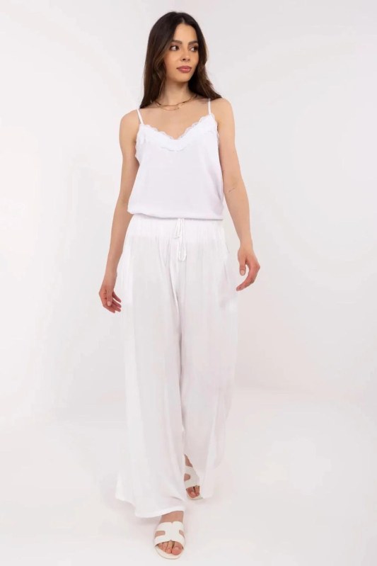Dámské kalhoty s vysokým pasem model 212284 Italy Moda