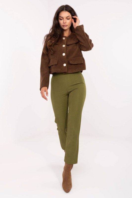 Dámské kalhoty s vysokým pasem model 216745 Rue Paris