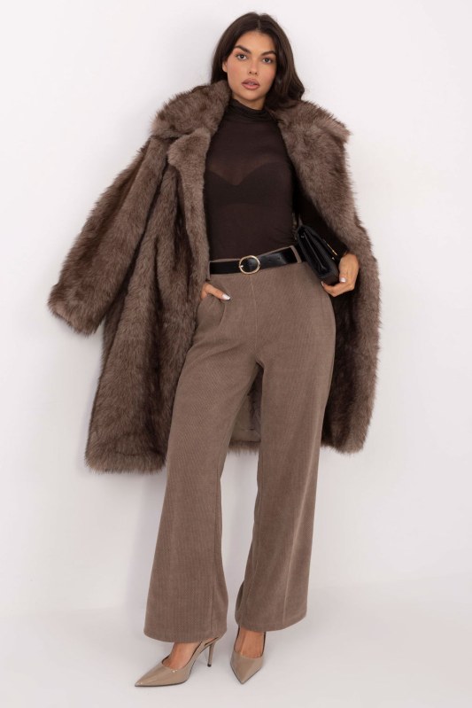 Manšestrové kalhoty model 220751 Italy Moda