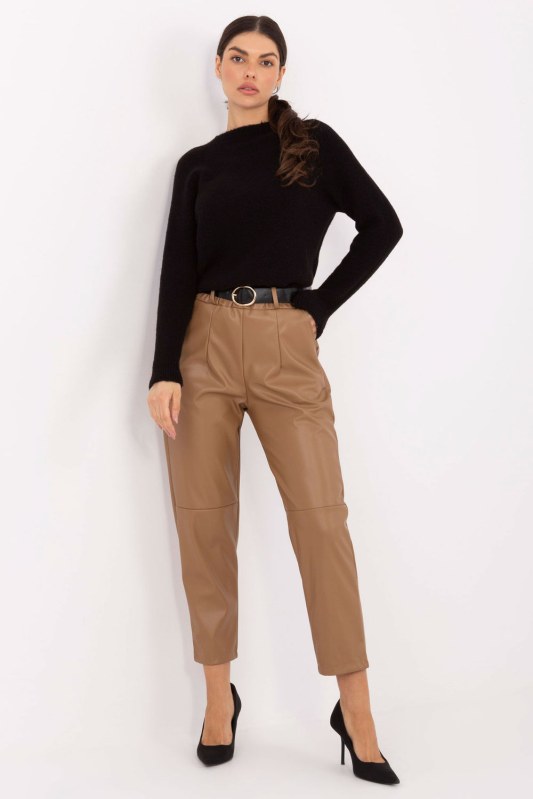 Dámské kalhoty s vysokým pasem model 222209 Rue Paris
