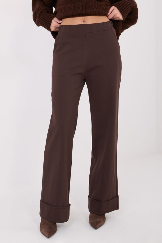 Dámské kalhoty s vysokým pasem model 222239 Rue Paris