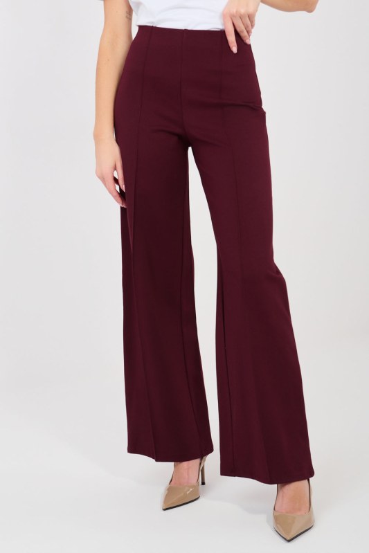Dámské kalhoty s vysokým pasem model 225558 Rue Paris