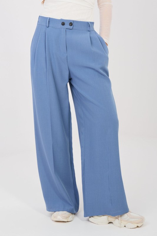 Dámské kalhoty na zip model 225559 Rue Paris - Dámské oblečení kalhoty