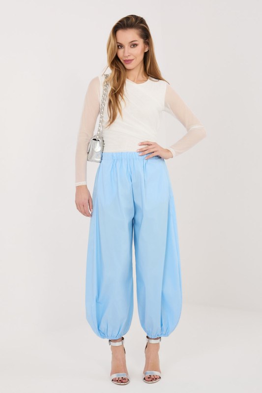 Dámské kalhoty s vysokým pasem model 225854 Rue Paris