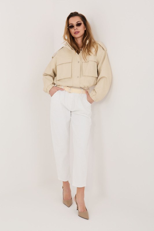 Manšestrové kalhoty model 226481 Italy Moda