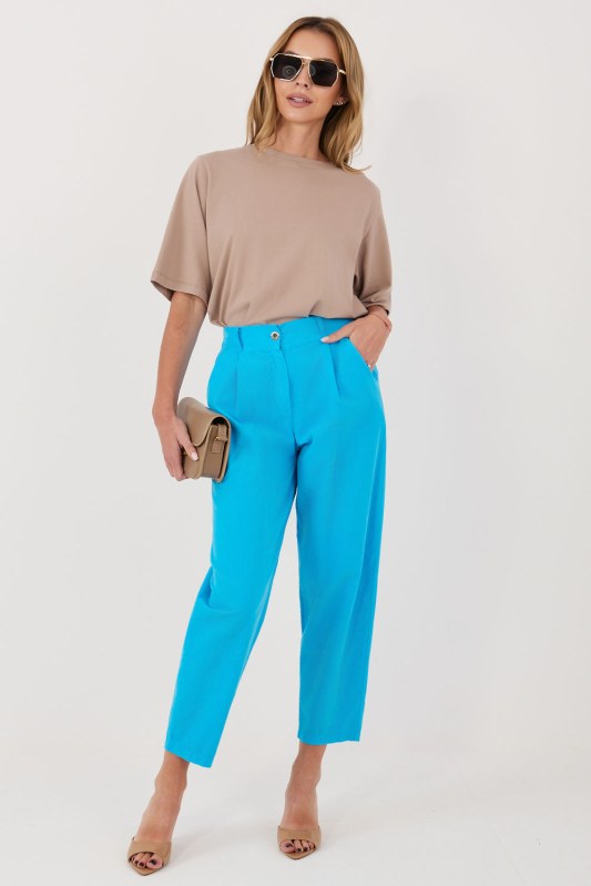 Manšestrové kalhoty model 228357 Rue Paris