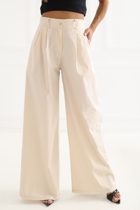 Dámské kalhoty na zip model 231260 Rue Paris - Dámské oblečení kalhoty