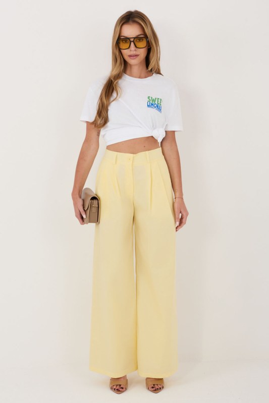 Dámské kalhoty na zip model 231263 Rue Paris