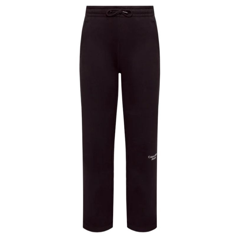 Calvin Klein Jeans Stacked Logo Wide W Dámské kalhoty J20J218701 - Dámské oblečení kalhoty