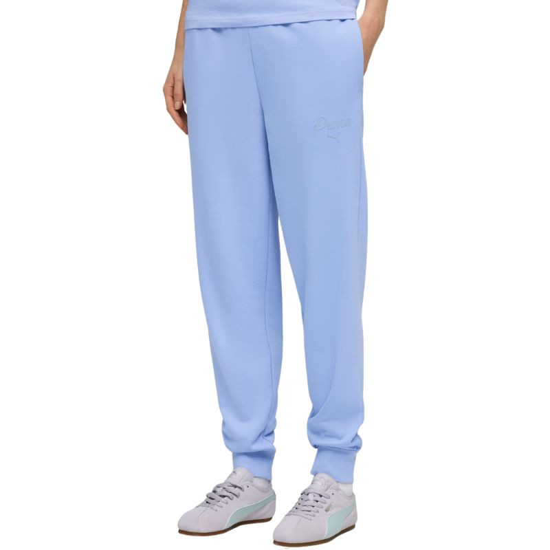 Dámské kalhoty Puma ESS Script Comfort blue 691763 60 dámské
