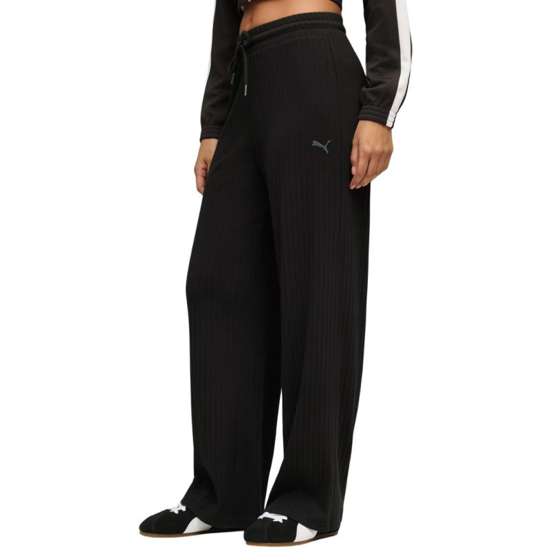 Puma dámské kalhoty HER Comfort High-Waist Wide Leg black 693284 01 dámské