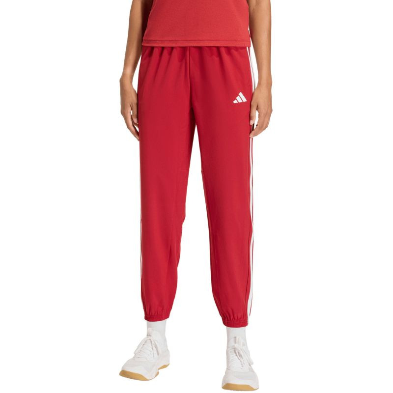 Dámské kalhoty adidas Train Essentials 3-Stripes Woven červené KF8554 dámské