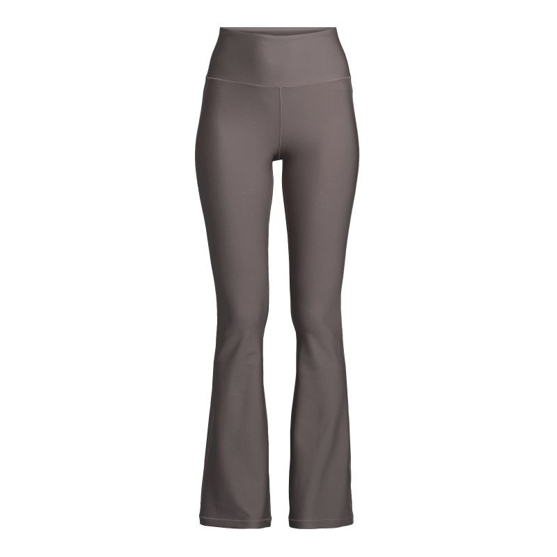 Dámské kalhoty CASALL Flare High Waist Pant, šedé - Dámské oblečení kalhoty