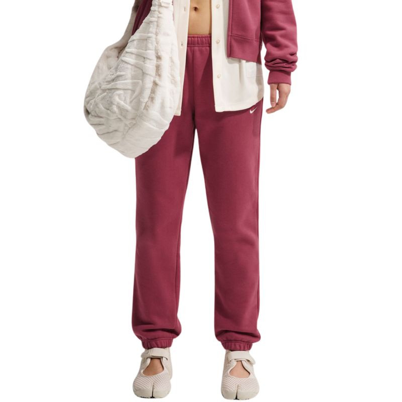 Dámské kalhoty Nike Studio Fleece, růžové, IM8076 654