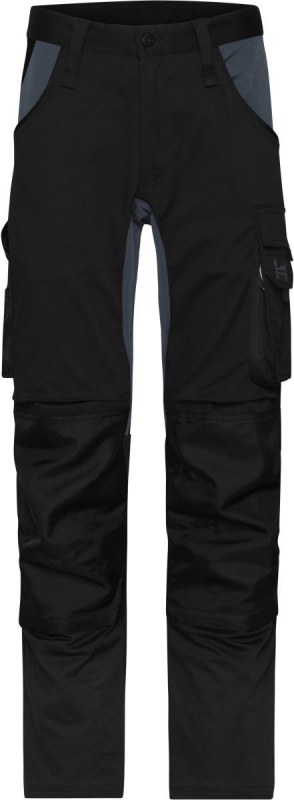 Daiber JN 1812 (42-60) Pracovní strečové kalhoty "Slim Line" 02.112M black/carbon