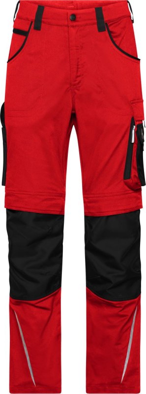 Daiber JN 1832 (94-110) Pracovní kalhoty "Modern Style" - Strong 02.132L red/black