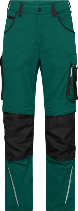 Daiber JN 1832 (62-64) Pracovní kalhoty "Modern Style" - Strong 02.132X dark green/black - Dámské oblečení kalhoty