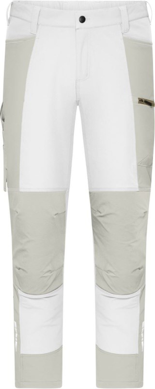 Daiber JN 1884 (42-60) Unisex strečové pracovní kalhoty 02.184M white/cement