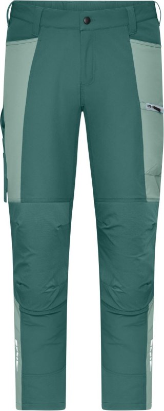 Daiber JN 1884 (42-60) Unisex strečové pracovní kalhoty 02.184M industrial green/foggy green