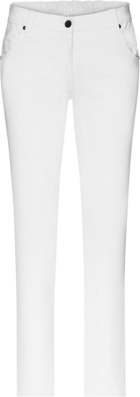 Daiber JN 3001 (34-52) Dámské elastické kalhoty 02.3001 white
