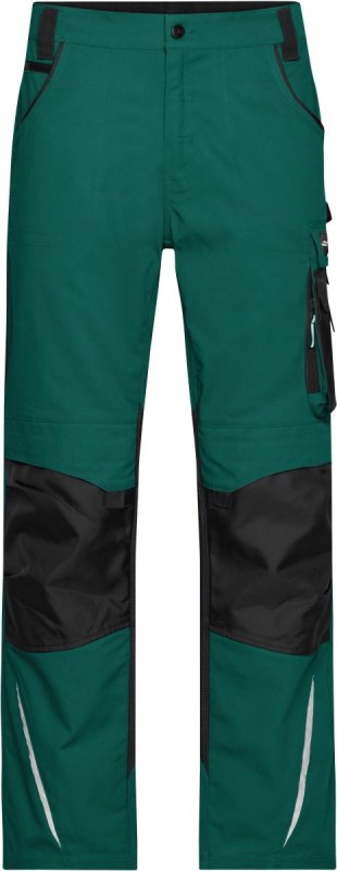 Daiber JN 832 (25-28) Pracovní kalhoty - Strong 02.832S dark green/black