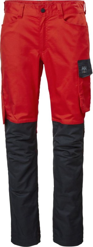 Helly Hansen Manchester 77523 X Pracovní kalhoty "Manchester" - nadměrné velikosti 59.523X alert red/ebony