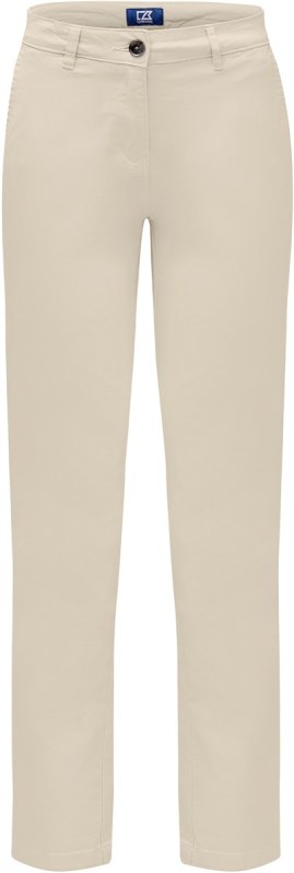 Cutter & Buck Edgemont Chinos Women Dámské chino kalhoty 68.6421 beige - Dámské oblečení kalhoty