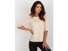 Dámská halenka LK BZ 506609.77 Béžová - FPrice