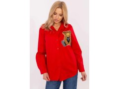 Košile s dlouhým rukávem model 204386 Italy Moda