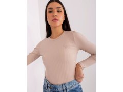Béžová pruhovaná halenka BASIC FEEL GOOD (RV-BZ-9207.41X)