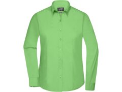 Daiber JN 677 Popelínová halenka s dlouhým rukávem 02.0677 lime green