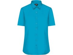 Daiber JN 679 Popelínová halenka s krátkým rukávem 02.0679 turquoise