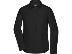 Daiber JN 681 Mikro keprová halenka s dlouhým rukávem 02.0681 black