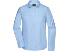 Daiber JN 681 Mikro keprová halenka s dlouhým rukávem 02.0681 light blue