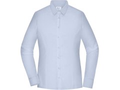 Daiber JN 1371 Popelínová halenka slim fit s&nbsp;dlouhým rukávem 02.1371 light blue