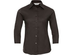 Russell Athletic 946F Elastická halenka s 3/4 rukávem 11.946F chocolate