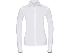 Russell Athletic 960F Elastická halenka "Ultimate" s dlouhým rukávem 11.960F white