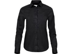 Tee Jays TJ 4025 Luxusní elastická halenka s dlouhým rukávem 18.4025 black