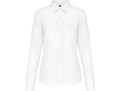 Kariban K 549 Popelínová halenka "Jessica" s dlouhým rukávem 20.K549 white
