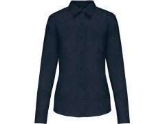 Kariban K 549 Popelínová halenka "Jessica" s dlouhým rukávem 20.K549 navy