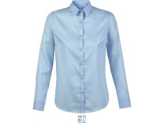 NEOBLU Blaise Women Mikro keprová halenka s dlouhým rukávem 24.3183 soft blue