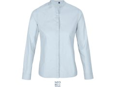 NEOBLU Bart Women Popelínová halenka s dlouhým rukávem 24.3787 soft blue