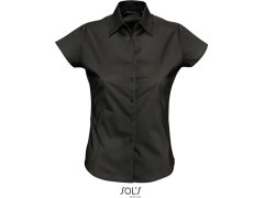 SOL´S Excess Elastická halenka s krátkým rukávem 25.7020 black