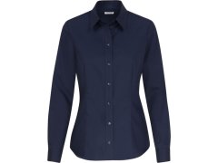 Seidensticker Blouse Regular LSL Popelínová halenka s dlouhým rukávem 78.0604 navy
