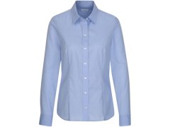 Seidensticker Blouse Regular LSL Popelínová halenka s dlouhým rukávem 78.0604 light blue