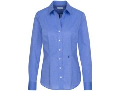 Seidensticker Blouse Slim LSL Halenka s dlouhým rukávem 78.0613 mid blue