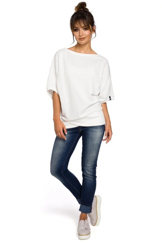 Dámská halenka B048 ecru - BeWear - Dámské oblečení košile a&nbsp;halenky