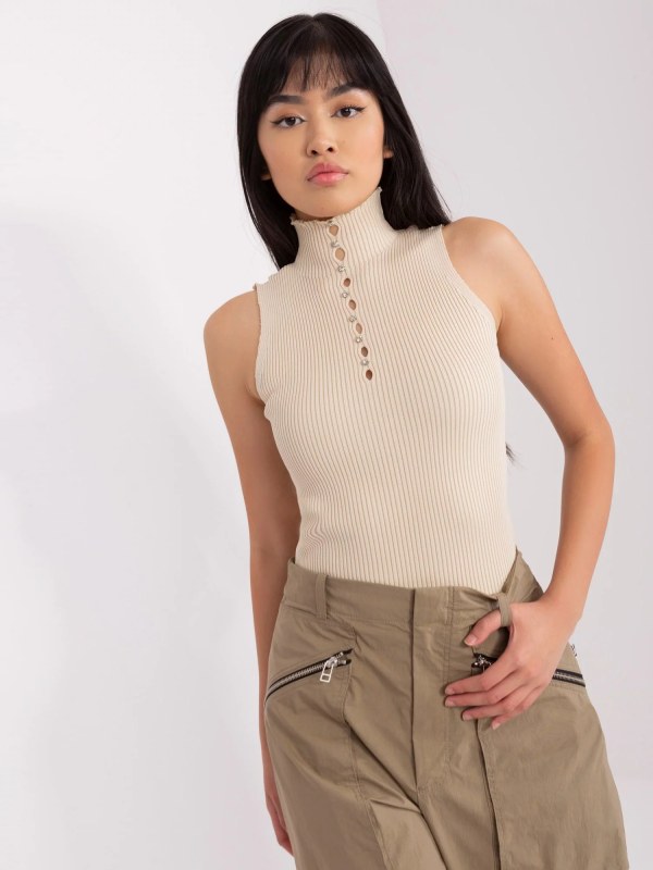 Dámská halenka BA BZ 2301.00P béžová - FPrice